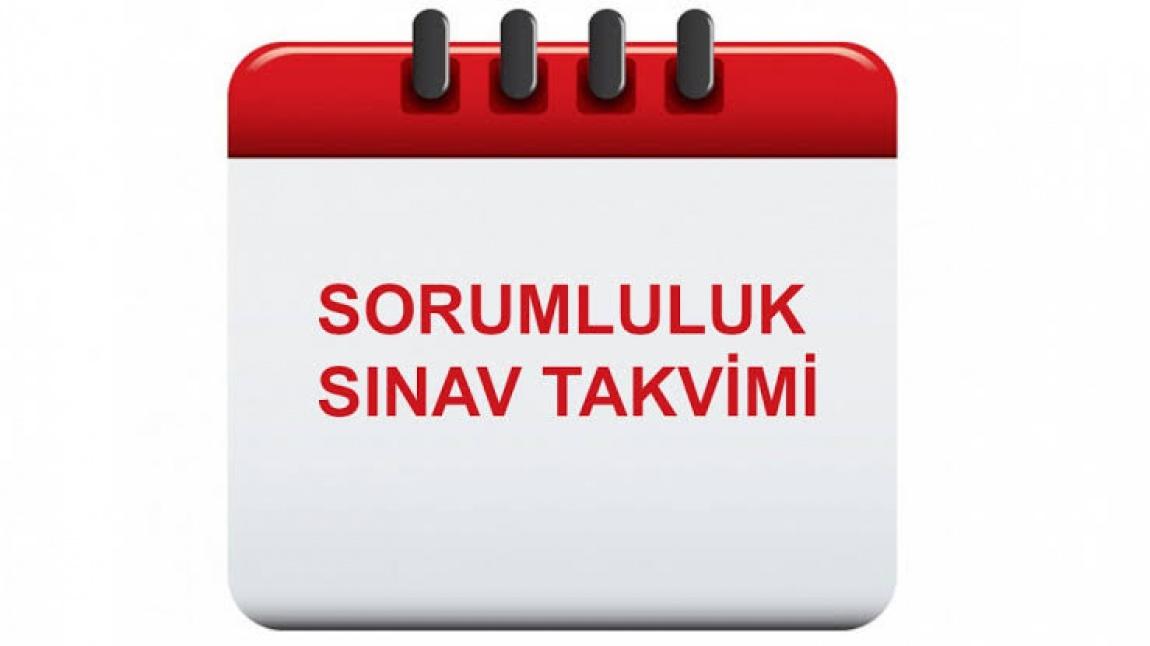 2. DÖNEM SORUMLULUK SINAV PROGRAMI VE SORUMLU ÖĞRENCİ LİSTESİ